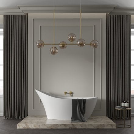Faro Wall Mounted Bath Mixer Tap