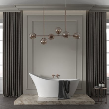 Faro Wall Mounted Bath Mixer Tap
