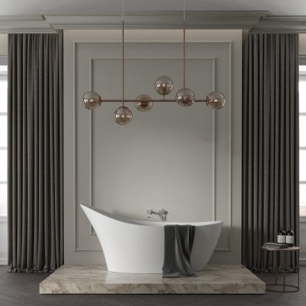Faro Wall Mounted Bath Mixer Tap