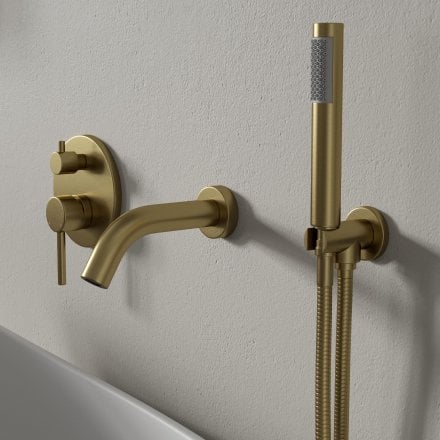 Faro Wall Mounted Bath Shower Mixer Tap