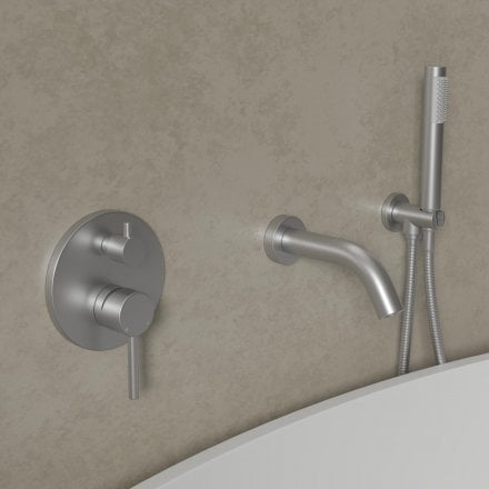 Faro Wall Mounted Bath Shower Mixer Tap