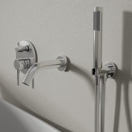 Faro Wall Mounted Bath Shower Mixer Tap