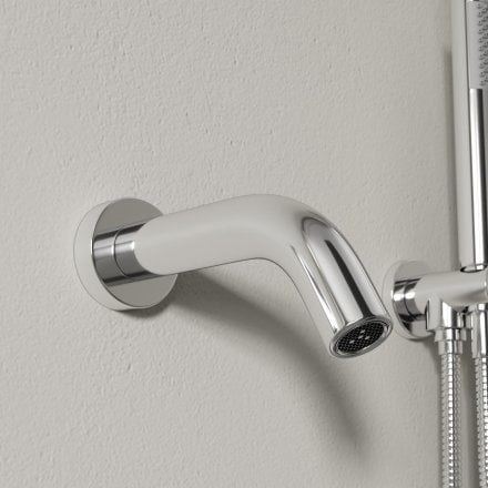 Faro Wall Mounted Bath Shower Mixer Tap