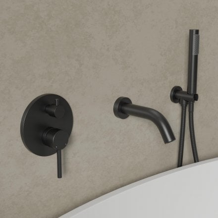 Faro Wall Mounted Bath Shower Mixer Tap