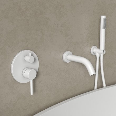 Faro Wall Mounted Bath Shower Mixer Tap