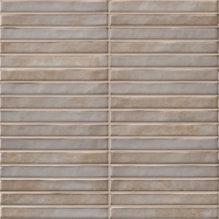 Grey Gloss - Elara Smooth Linear Ceramic Wall Tile 350 x 350mm
