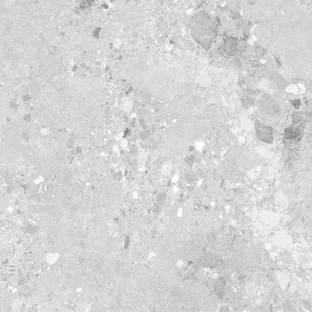 Grey Matt - Terazzia Smooth Porcelain Wall & Floor Tile 900 x 900mm