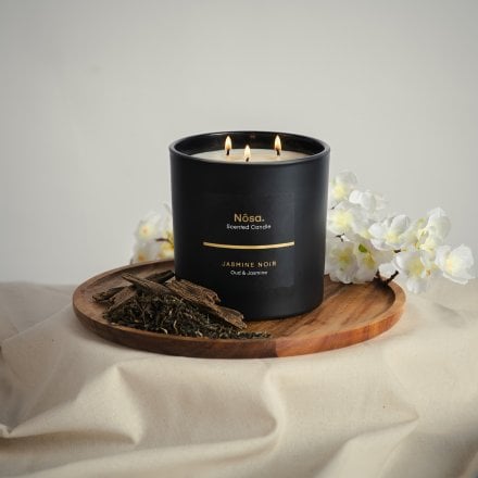 Jasmine Noir - 85cl Triple Wick Candle Oud & Jasmine