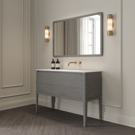 Jumeirah Grey Oak Mirror 1200mm