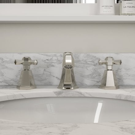 Kensington Deck Mounted 3-Hole Basin Mixer Tap