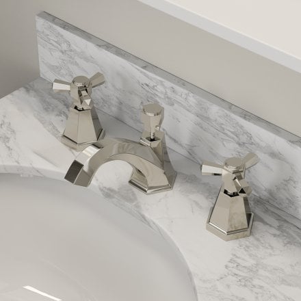 Kensington Deck Mounted 3-Hole Basin Mixer Tap