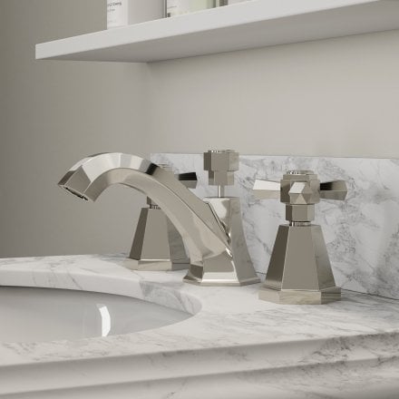Kensington Deck Mounted 3-Hole Basin Mixer Tap