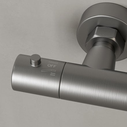 Lagos Exposed 2-Way Thermostatic Shower With Riser