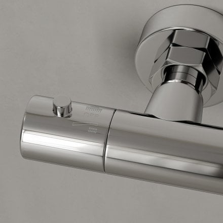 Lagos Exposed 2-Way Thermostatic Shower With Riser