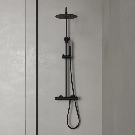 Lagos Exposed 2-Way Thermostatic Shower With Riser