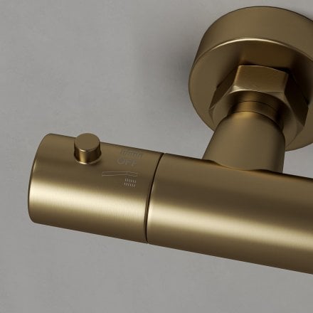 Lagos Exposed 2-Way Thermostatic Shower With Riser