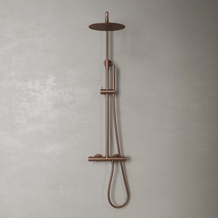 Lagos Exposed 2-Way Thermostatic Shower With Riser