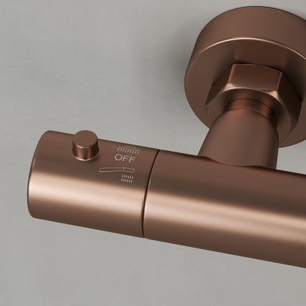 Lagos Exposed 2-Way Thermostatic Shower With Riser