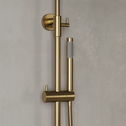 Lagos Exposed 3-Way Thermostatic Shower With Riser