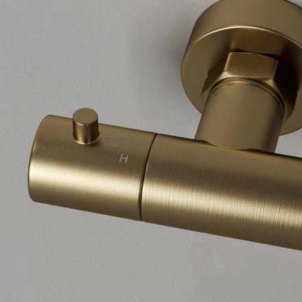 Lagos Exposed 3-Way Thermostatic Shower With Riser