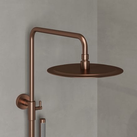 Lagos Exposed 3-Way Thermostatic Shower With Riser