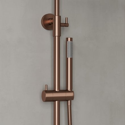Lagos Exposed 3-Way Thermostatic Shower With Riser