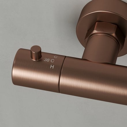 Lagos Exposed 3-Way Thermostatic Shower With Riser