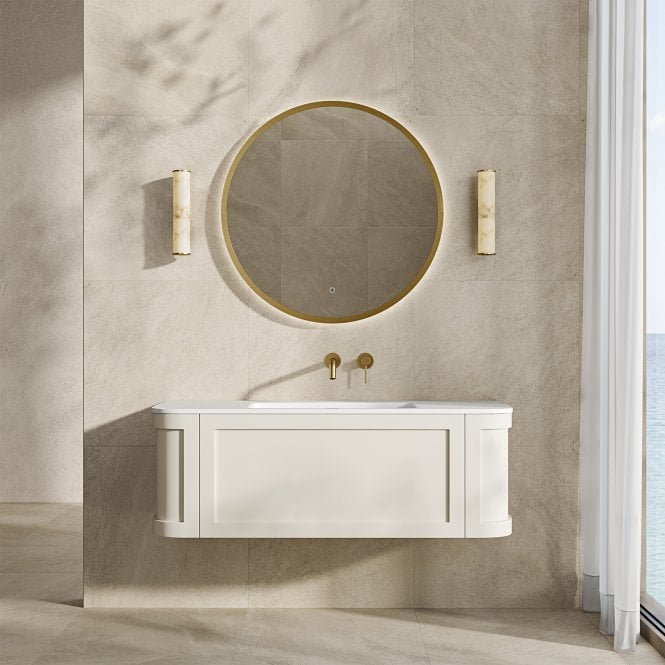 Nôsa Lanesborough Vanity Unit with Stone Basin (Chalk 1200mm)
