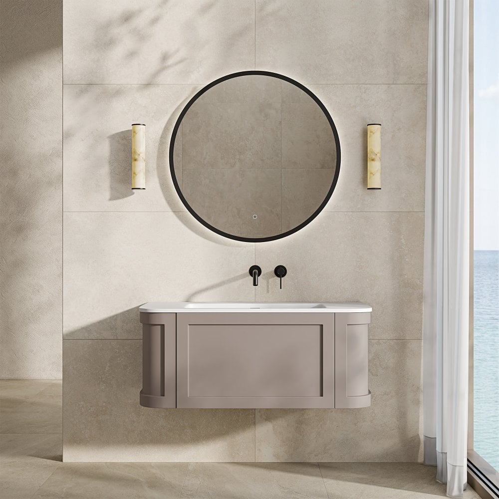 Lanesborough Vanity Unit with Stone Basin (Concrete Grey 1000mm)