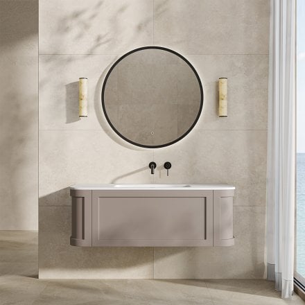 Lanesborough Vanity Unit with Stone Basin (Concrete Grey 1200mm)