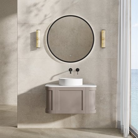 Lanesborough Vanity Unit with Stone Basin (Concrete Grey 800mm)