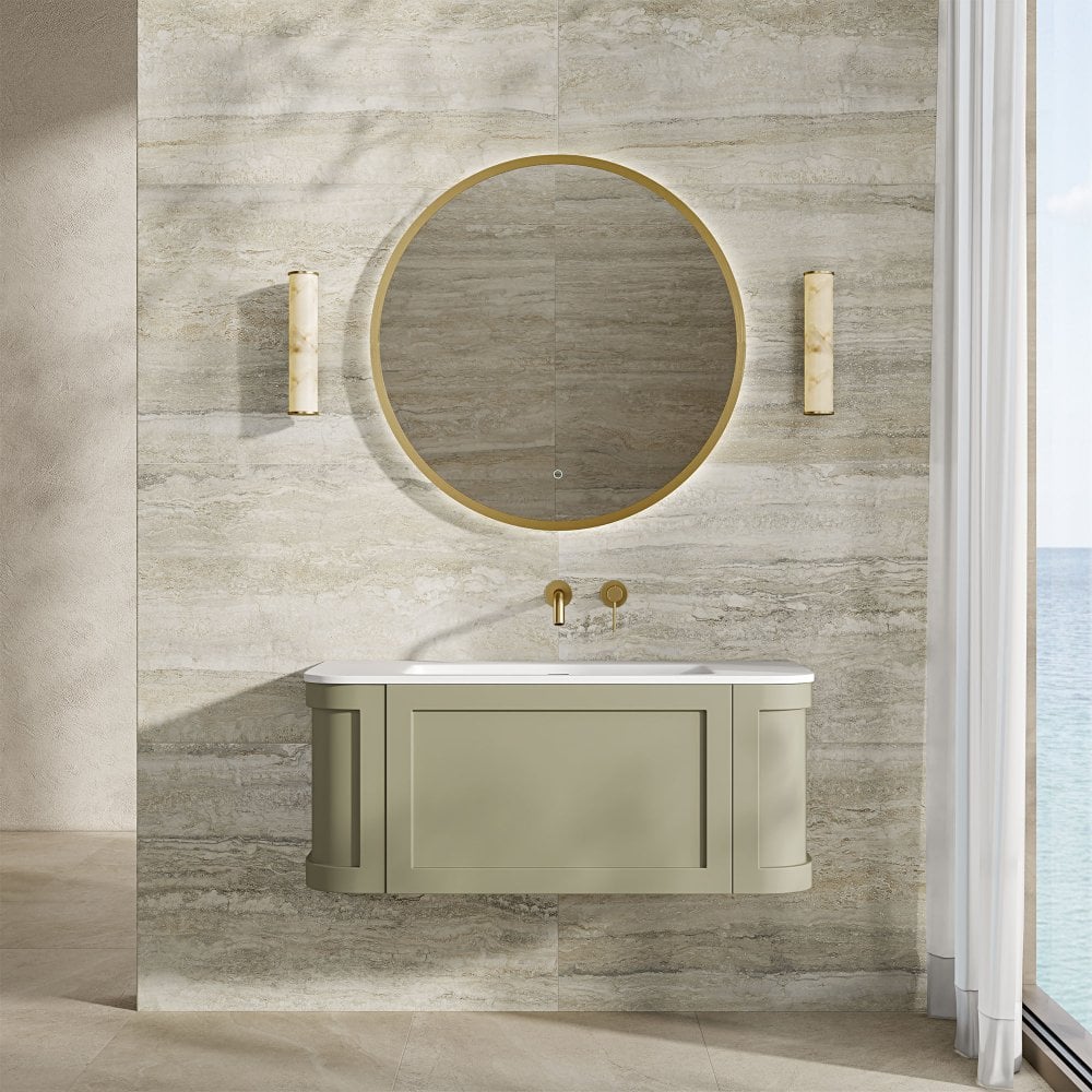 Lanesborough Vanity Unit with Stone Basin (Olive 1000mm)