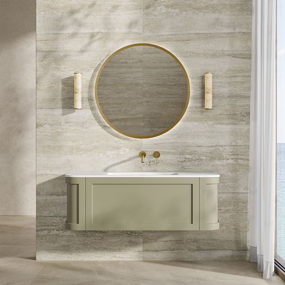 Lanesborough Vanity Unit with Stone Basin (Olive 1200mm)