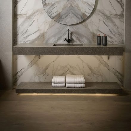 Logrono - Taupe Porcelain Tile 1510 x 240mm