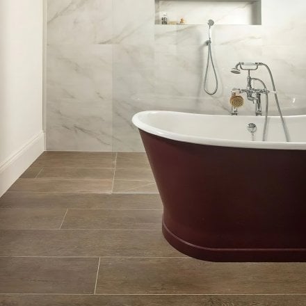 Logrono - Walnut Porcelain Tile 1510 x 240mm