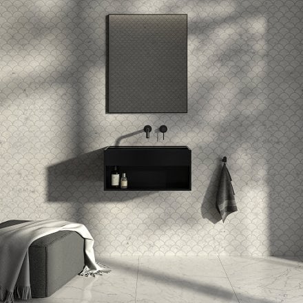 Louis Matt Black Stone Basin 600mm