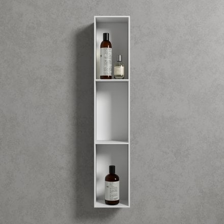 Luxor Stone Resin Wall Mounted Storage Cabinet 900mm