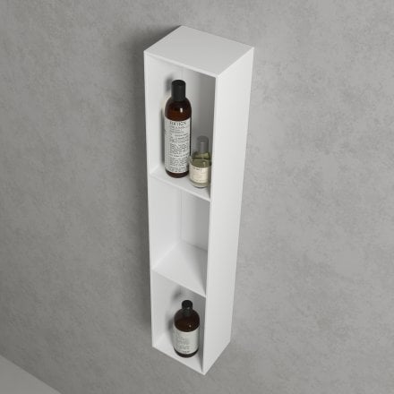 Luxor Stone Resin Wall Mounted Storage Cabinet 900mm