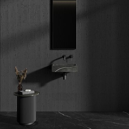 Magno Pietra Grey Marble Wall Hung Basin 400mm