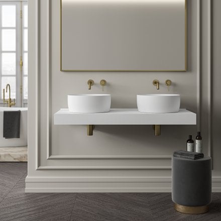 Malmo Countertop Stone Basin 400mm
