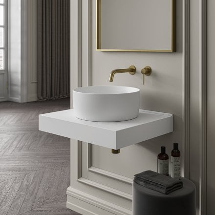 Malmo Countertop Stone Basin 400mm