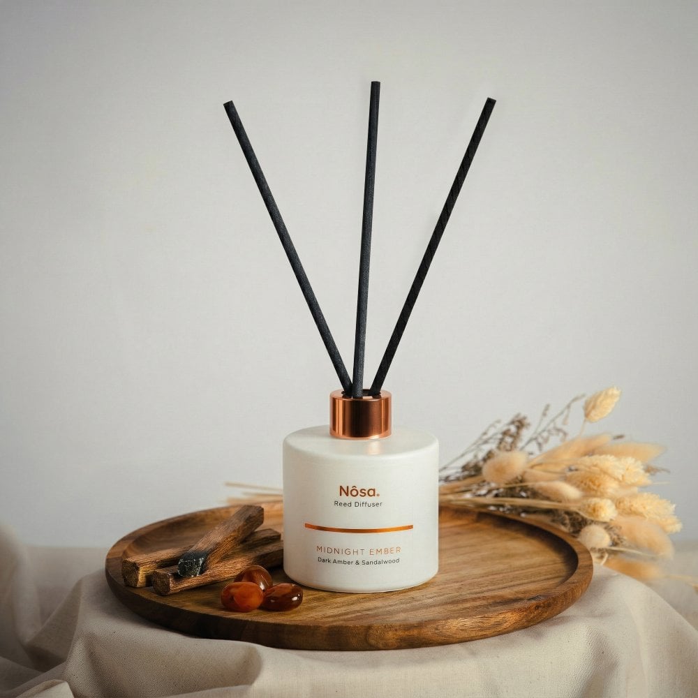 Midnight Ember - 200ml Reed Diffuser Dark Amber & Sandalwood