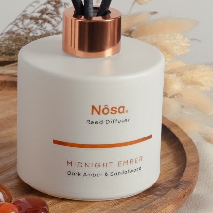 Midnight Ember - 200ml Reed Diffuser Dark Amber & Sandalwood