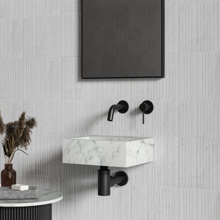 Nobu Carrara Marble Wall Hung Basin 300mm