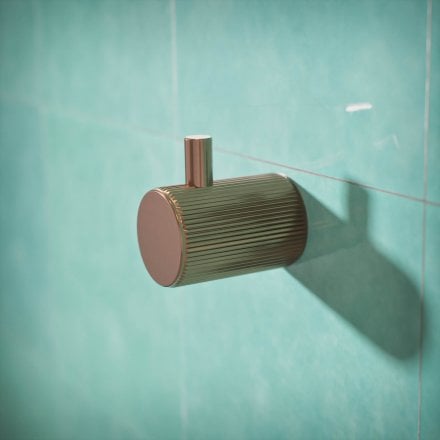 Alta Fluted Wall Mounted Robe Hook