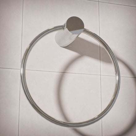 Alta Fluted Wall Mounted Towel Ring