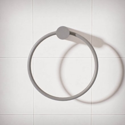 Alta Fluted Wall Mounted Towel Ring