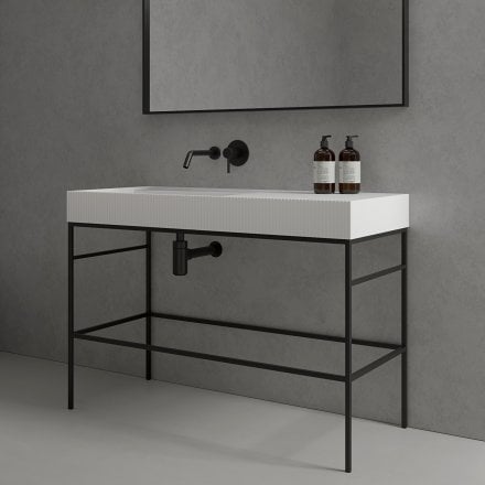 Chloe Freestanding Vanity Unit with Stone Basin 1200mm