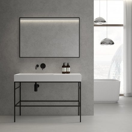Chloe Freestanding Vanity Unit with Stone Basin 1200mm
