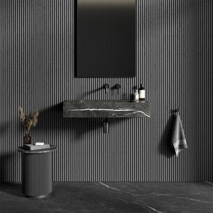 Dina Pietra Grey Marble Wall Hung Basin 800mm